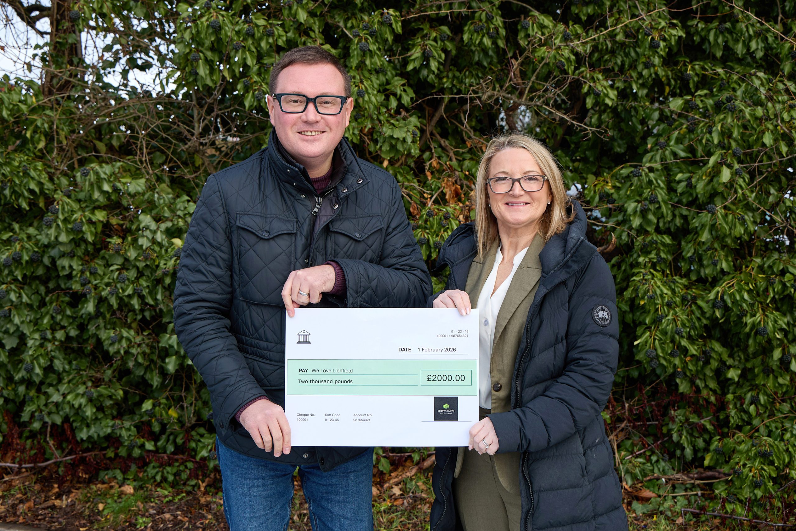Lichfield Civil Engineering Firm Donates To We Love Lichfield